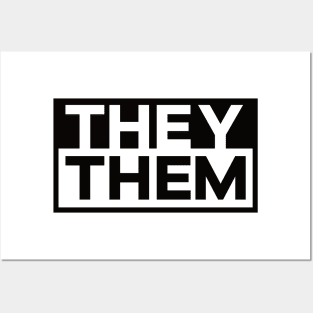 They | Them [black] Posters and Art